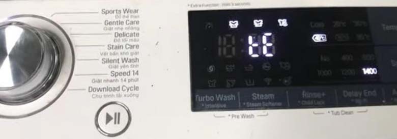 Sửa chữa lỗi tE, lỗi cảm biến nhiệt trên máy giặt LG