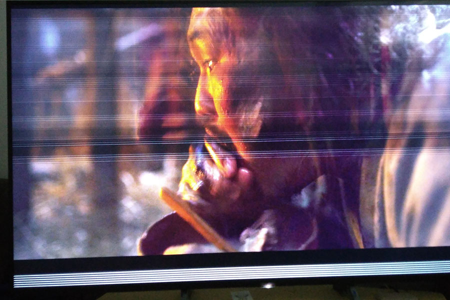 Màn hình Tivi LG bị sọc ngang, sọc dọc