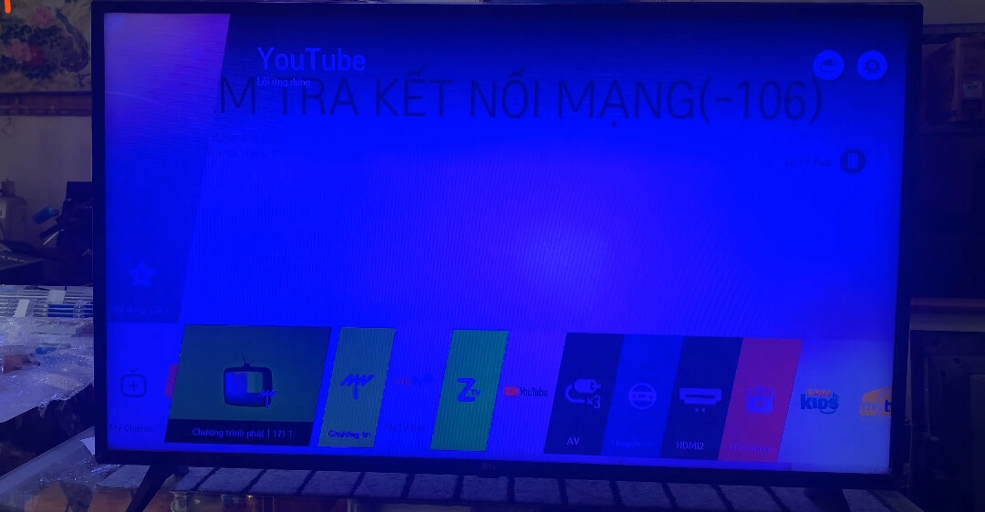 Màn hình Tivi LG bị sai màu, mất màu hoặc ám màu