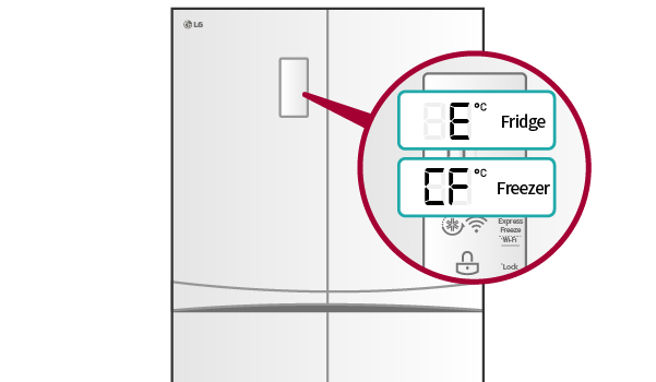 Tủ lạnh LG báo lỗi Er CF (lỗi quạt dàn nóng)